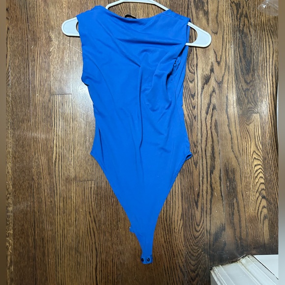 Zara Square Neck Bodysuit in Blueish - Small - Picture 3 of 3